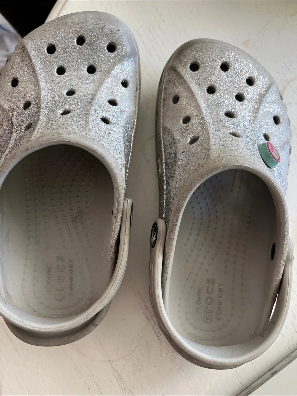CROCS kids silver
